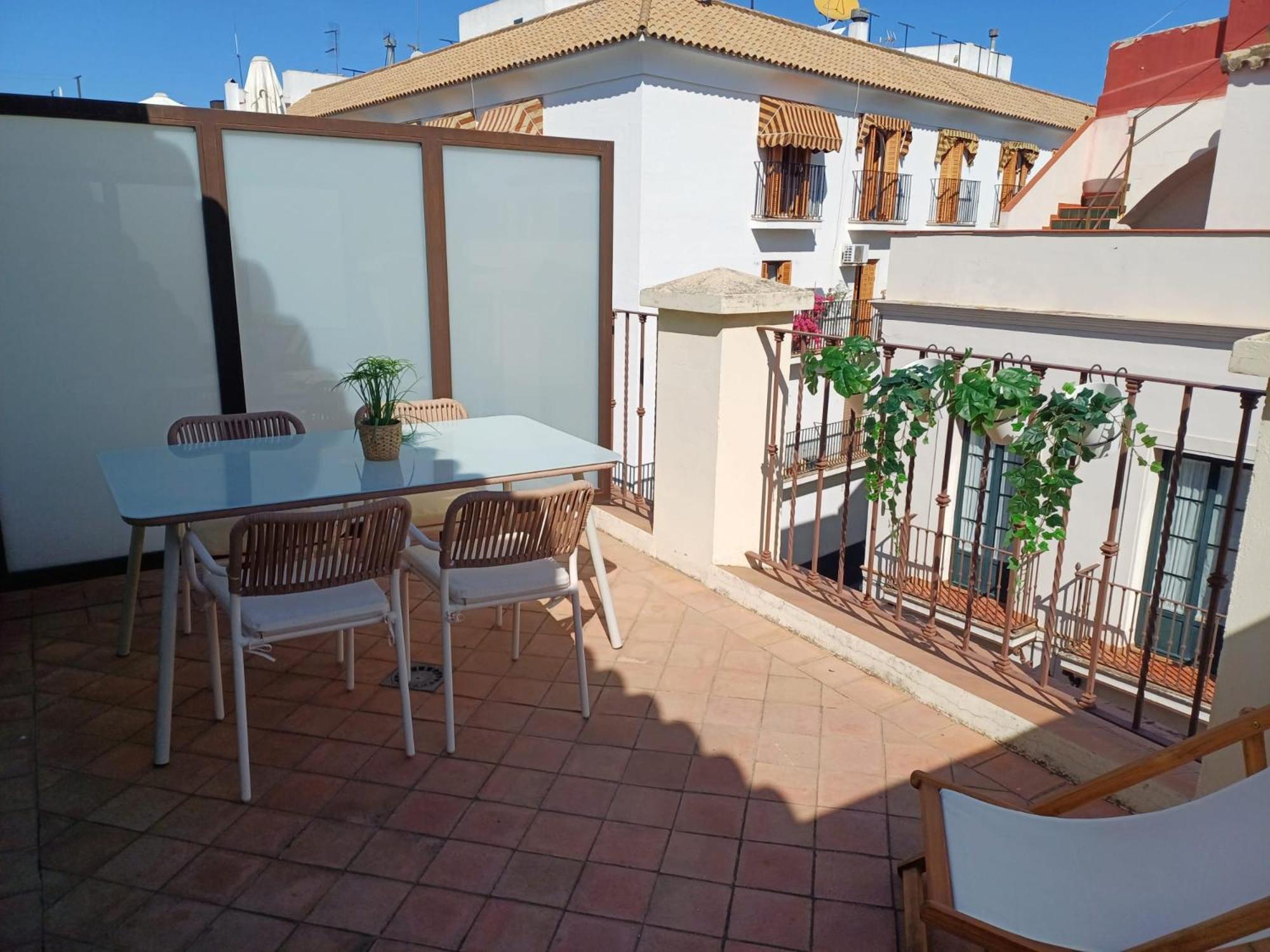 Apto. Con Terraza Privada Centro Sevilla Exteriör bild
