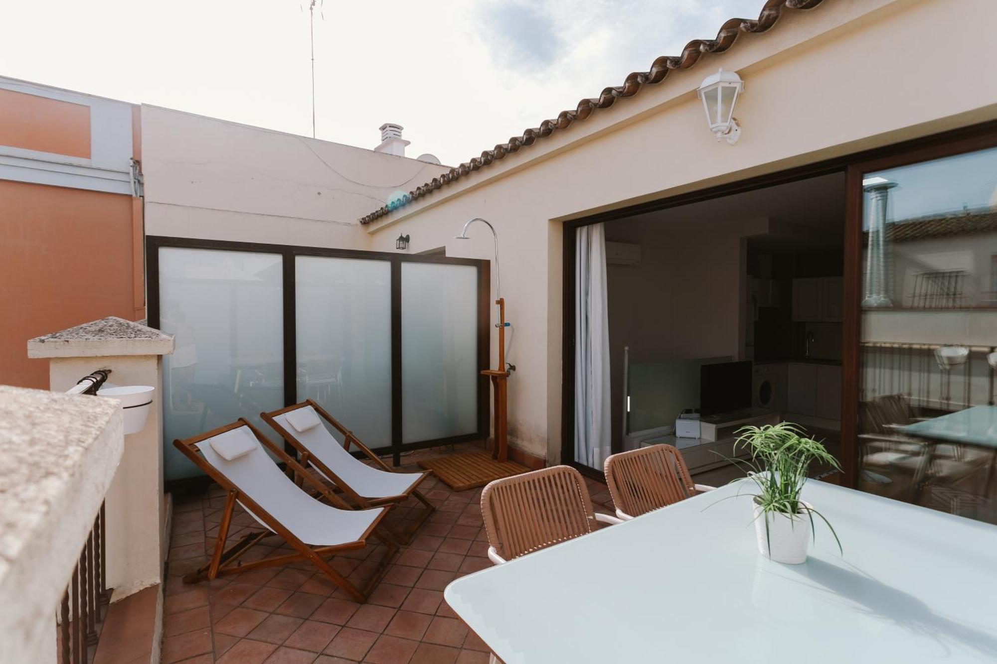 Apto. Con Terraza Privada Centro Sevilla Exteriör bild