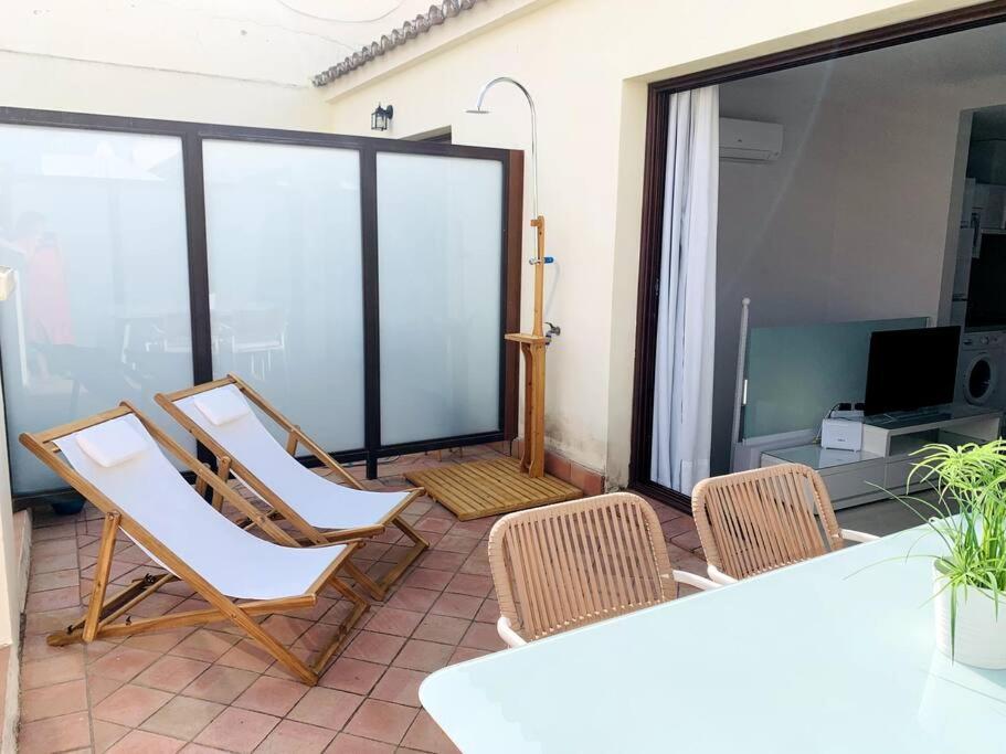 Apto. Con Terraza Privada Centro Sevilla Exteriör bild
